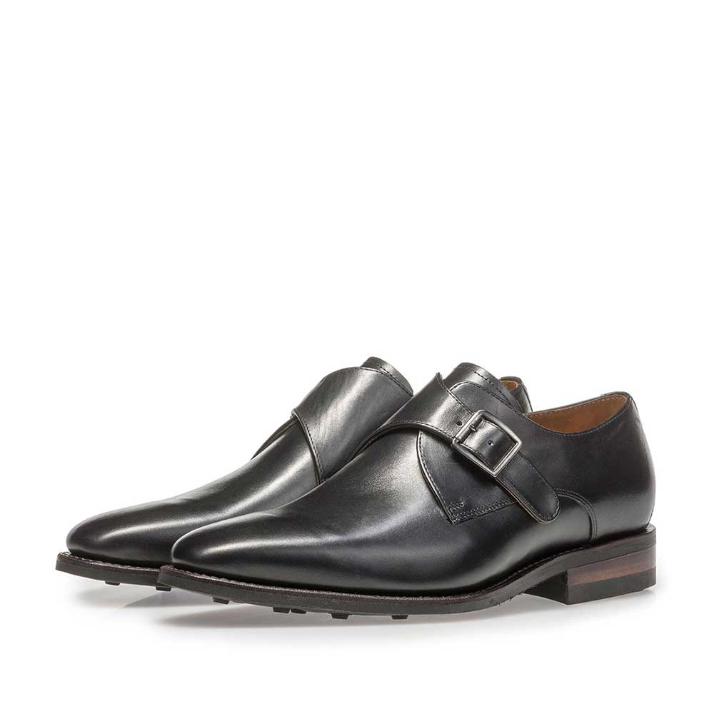 12352/02 - Black calf leather monk strap 12352/02 - Black calf leather monk strap
