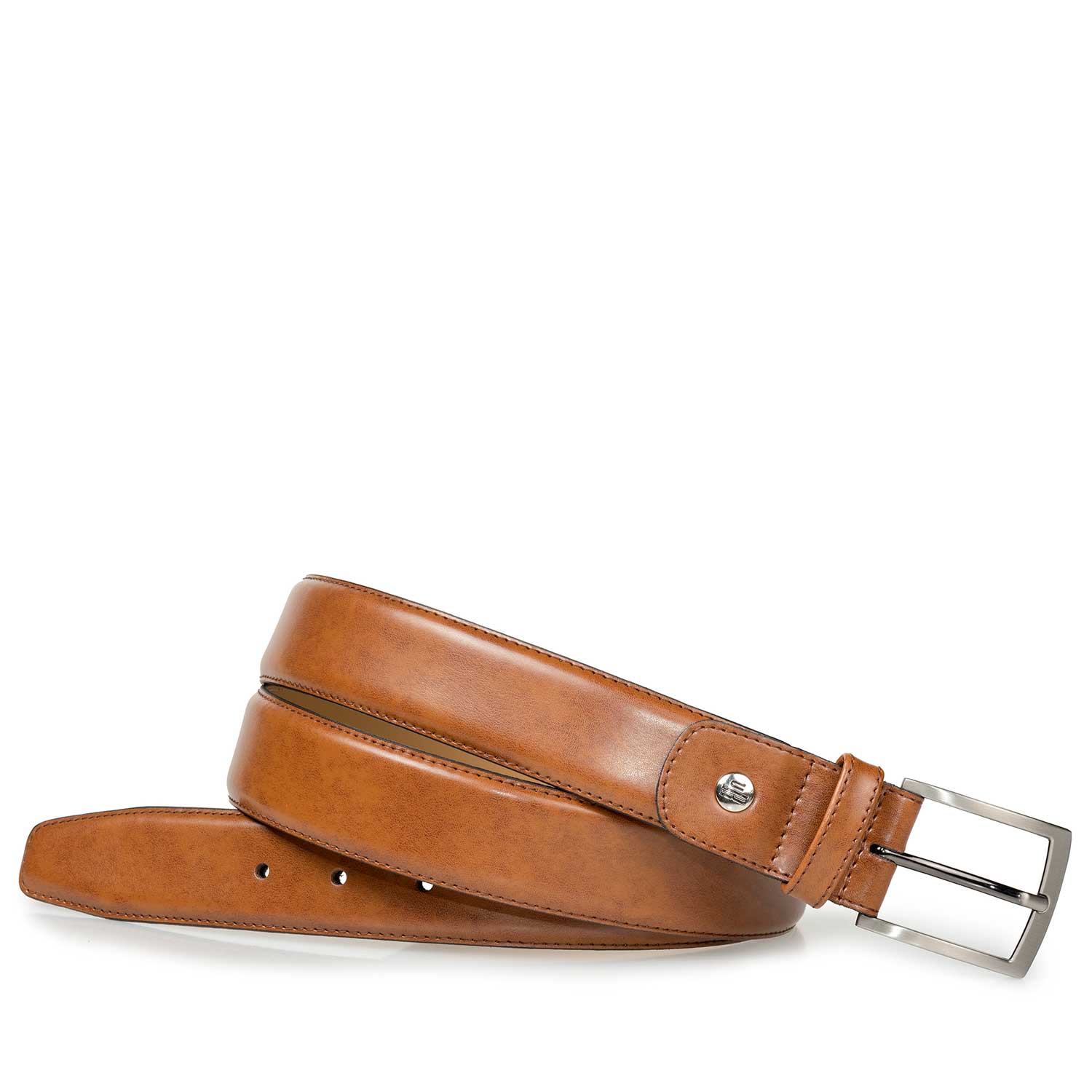 75076/02 - Kalfsleren riem cognac 75076/02 - Kalfsleren riem cognac