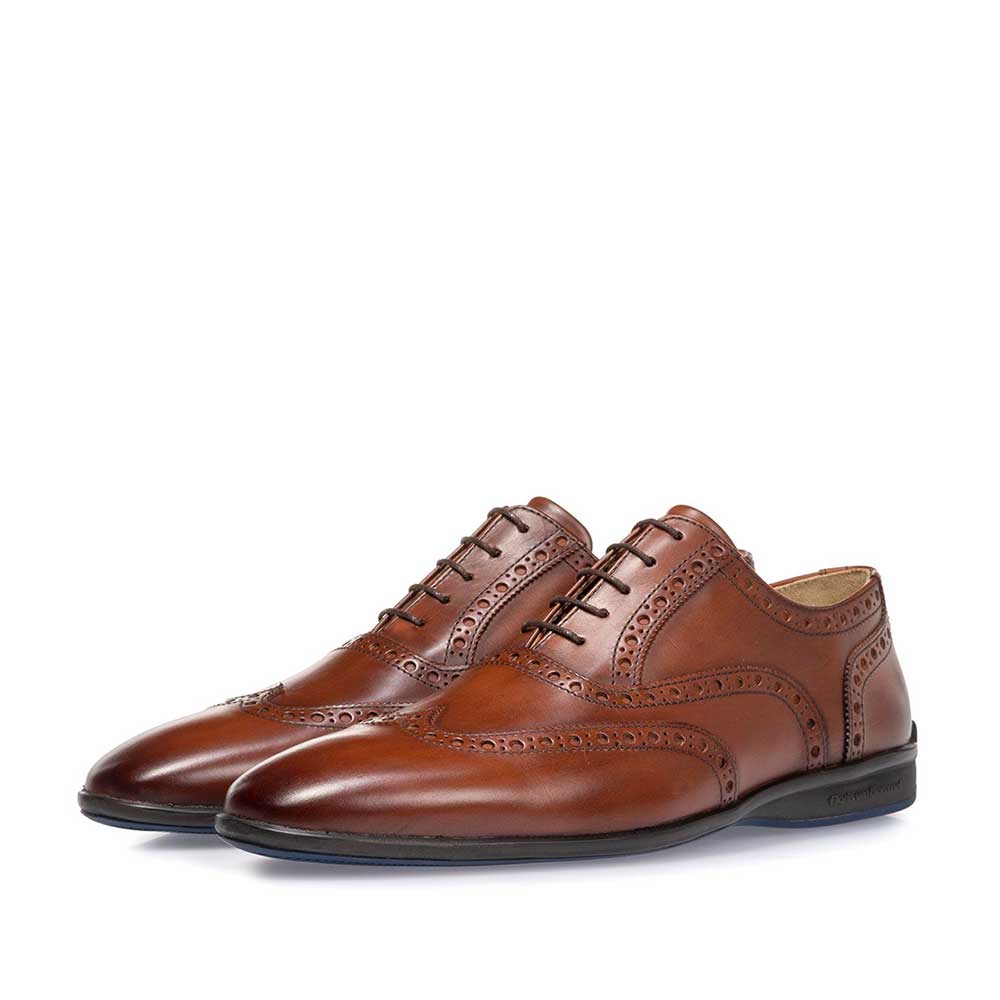 16360/16 - Lace shoe calf leather cognac 16360/16 - Lace shoe calf leather cognac