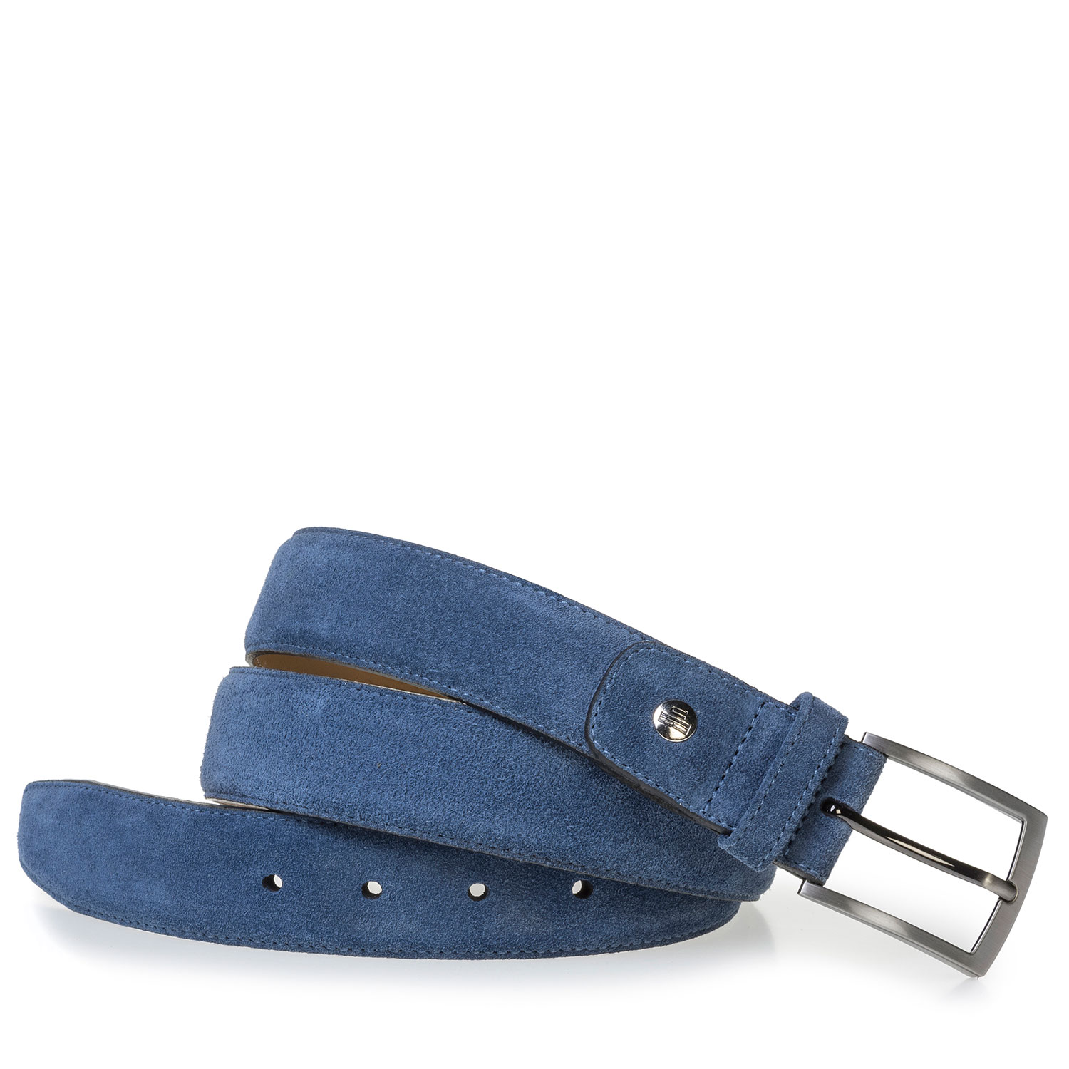 75076/44 - Blue suede belt 75076/44 - Blue suede belt