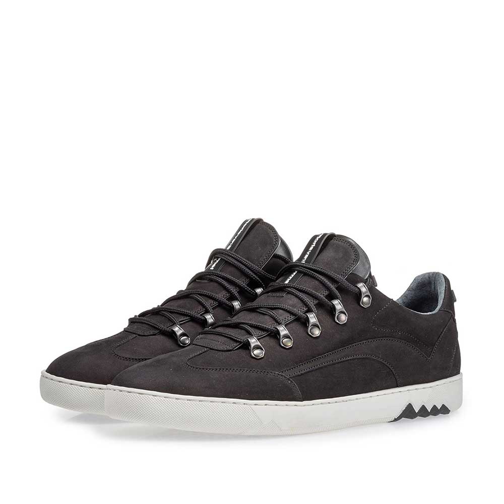 16464/15 - Sneaker nubuck zwart 16464/15 - Sneaker nubuck zwart