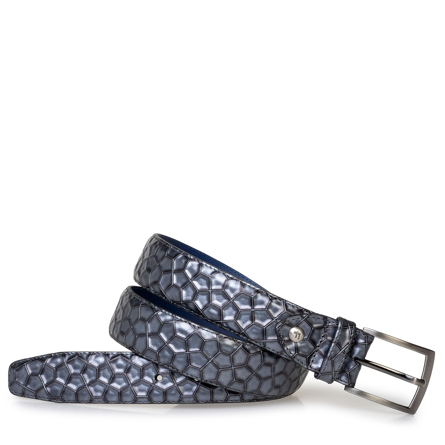 75203/69 - Belt metallic print grey 75203/69 - Belt metallic print grey