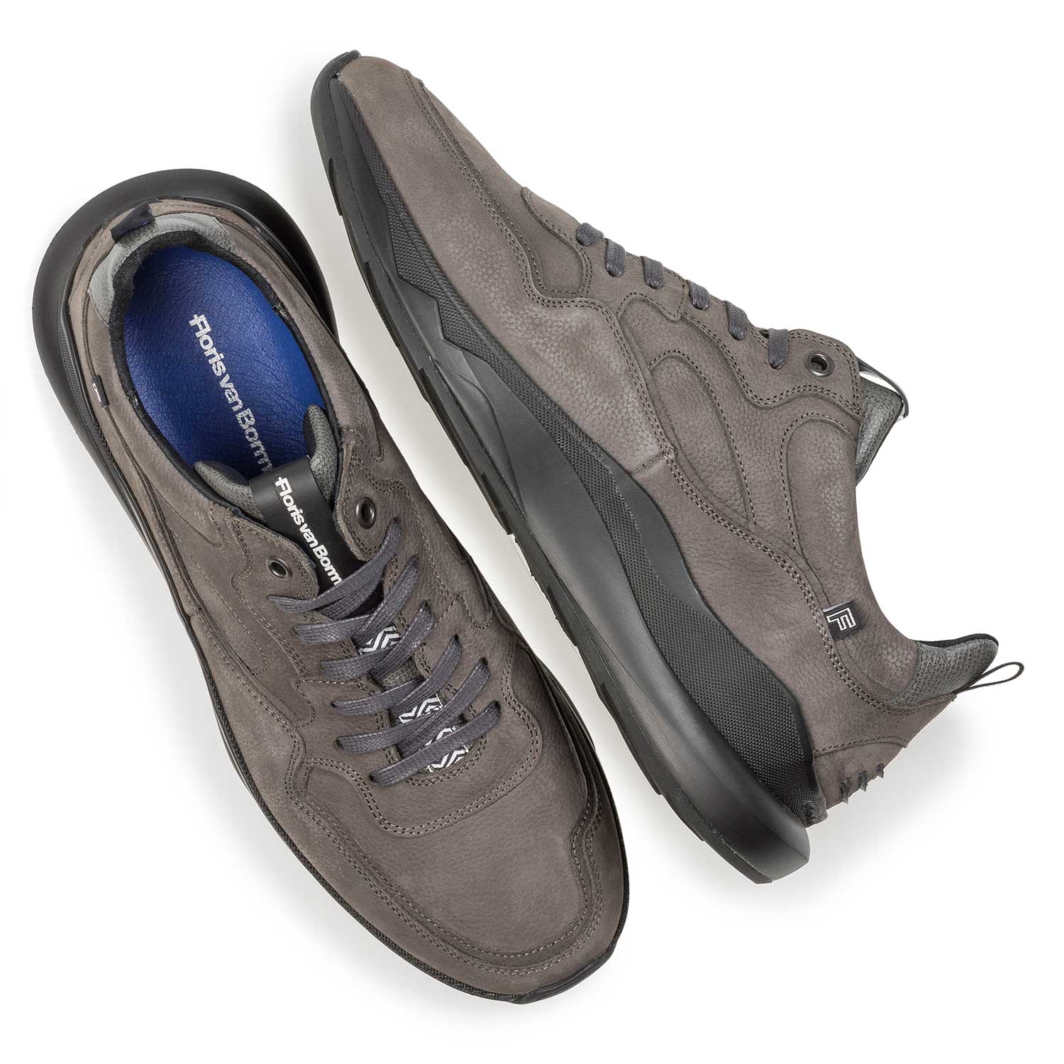 16269/05 - Dark grey nubuck leather sneaker 16269/05 - Dark grey nubuck leather sneaker