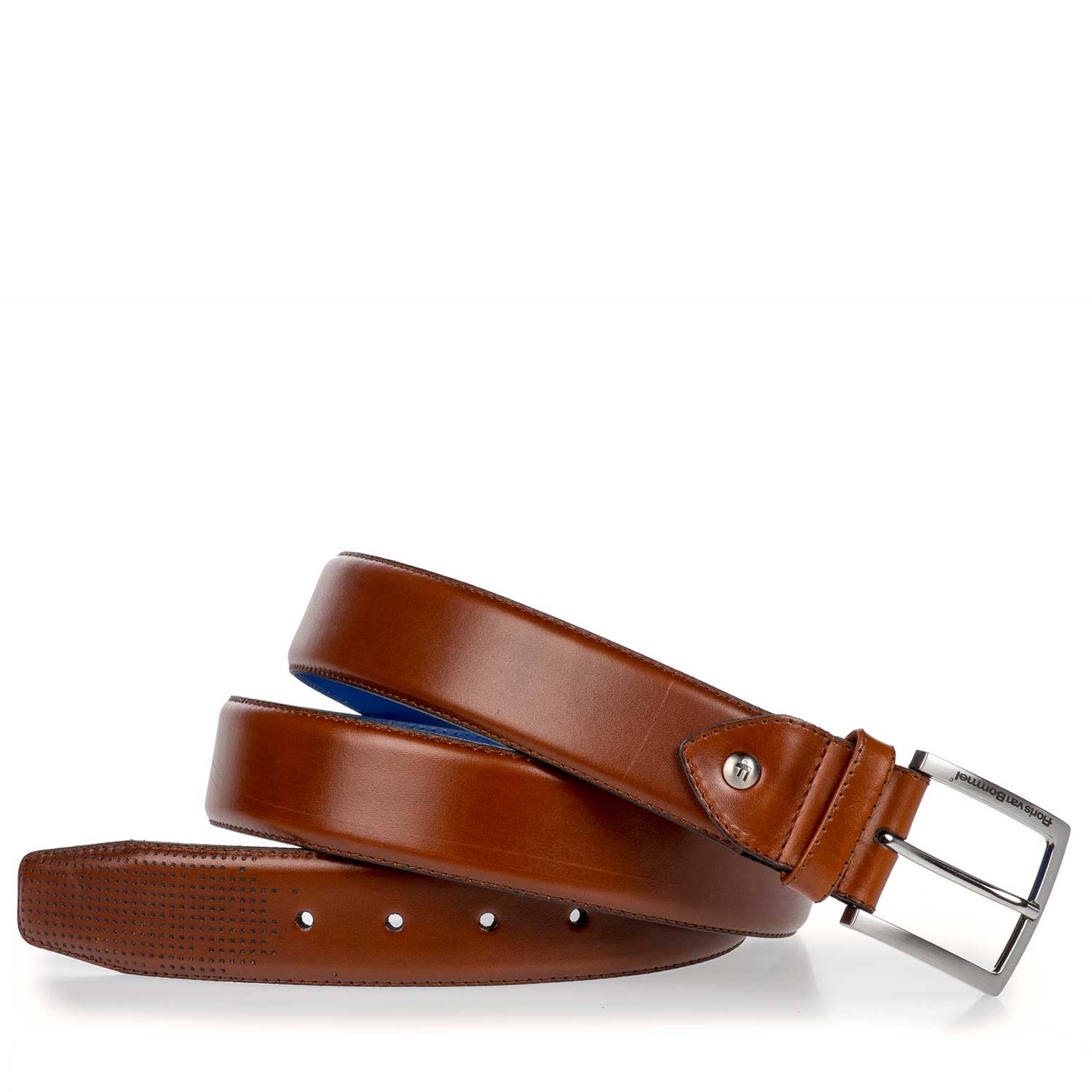 75187/01 - Cognac kalfsleren riem 75187/01 - Cognac kalfsleren riem