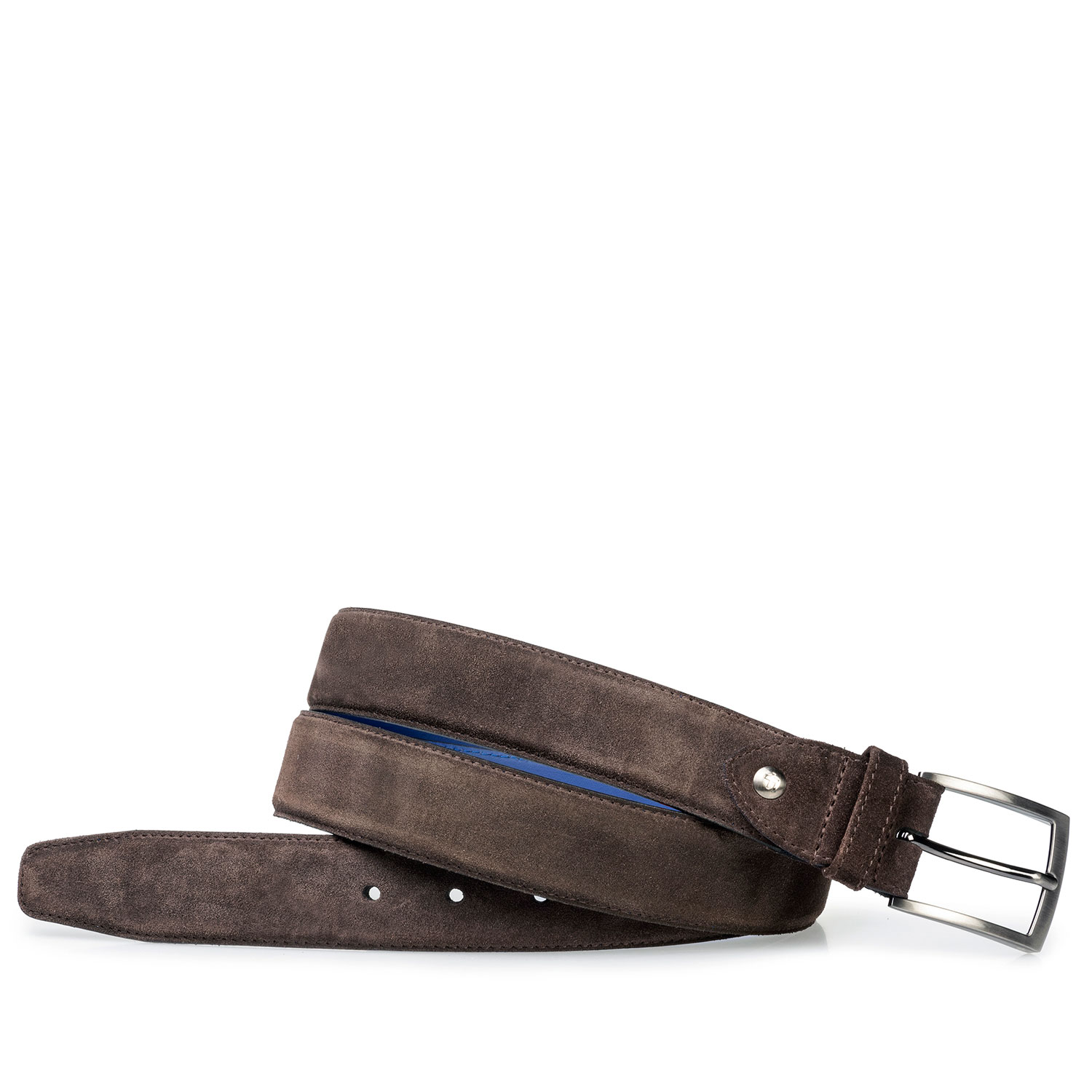 75200/41 - Donkerbruine suède riem 75200/41 - Donkerbruine suède riem
