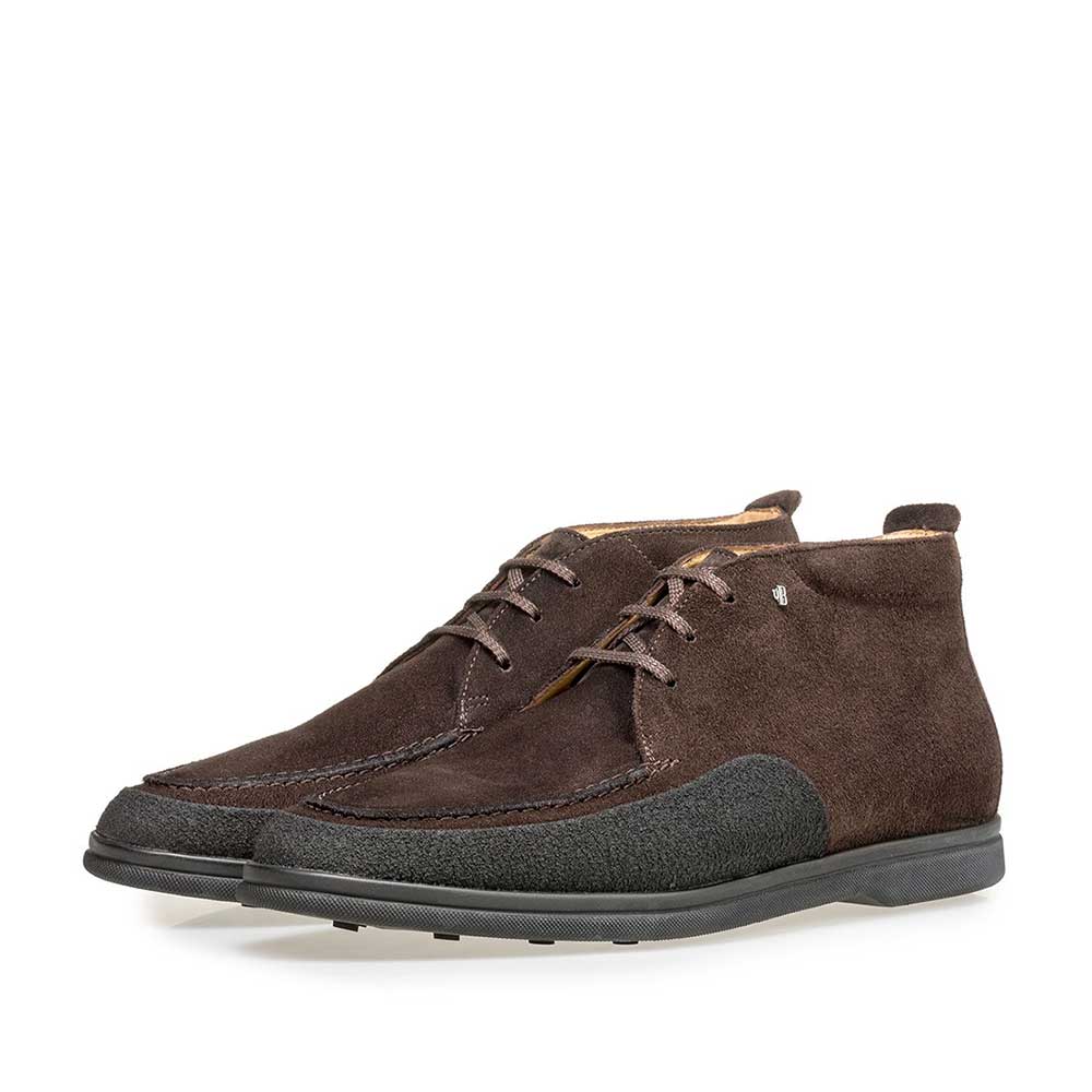 20205/01 - Halfhoge suède veterboot 20205/01 - Halfhoge suède veterboot