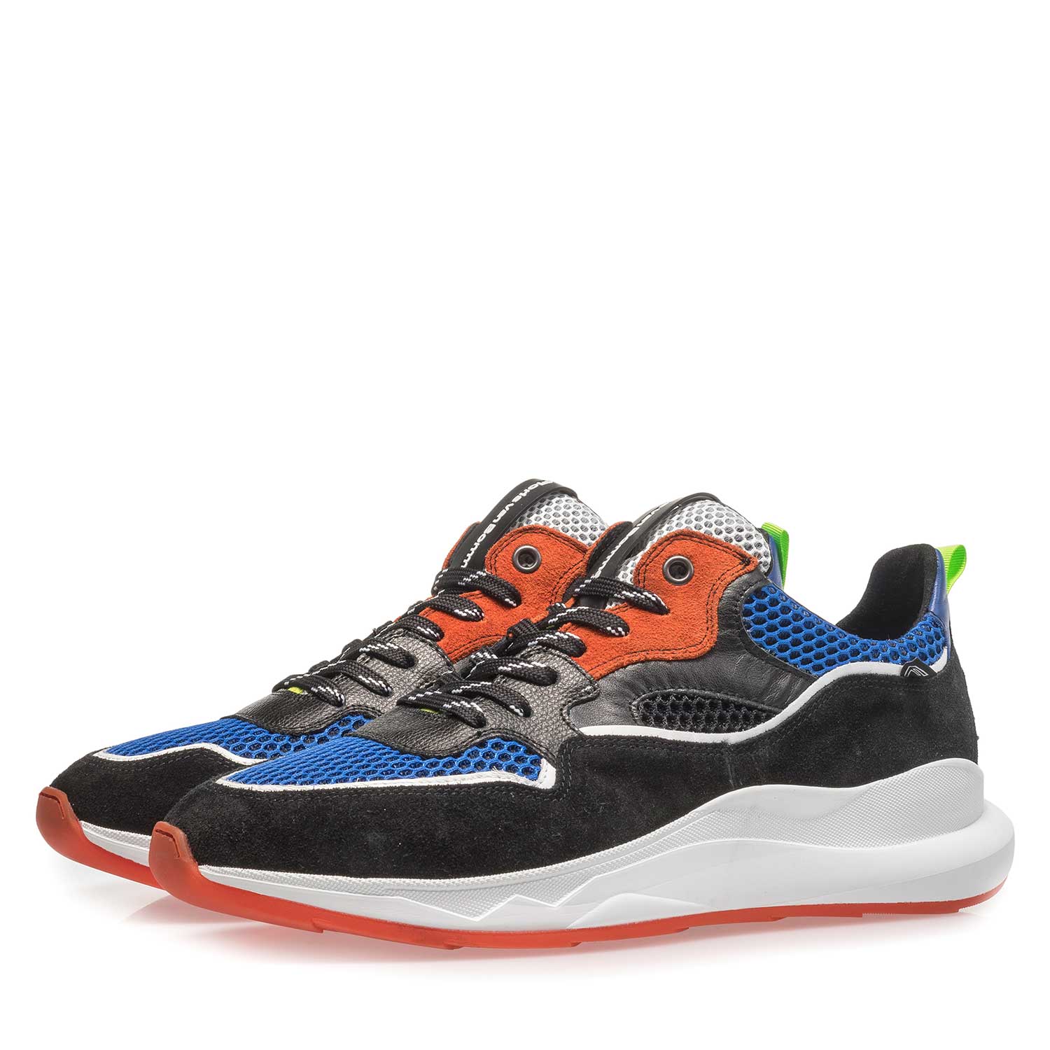 16269/07 - Zwarte suède sneaker 16269/07 - Zwarte suède sneaker