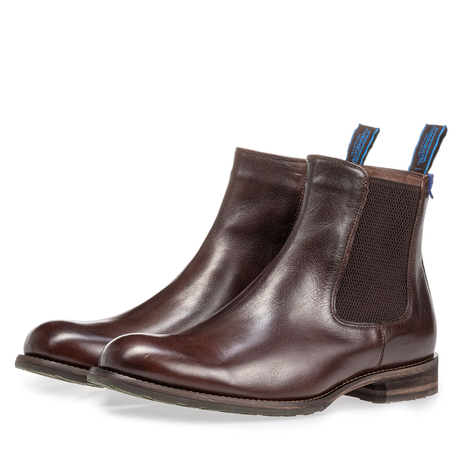 10289/21 - Wolgevoerde bruine chelsea boot 10289/21 - Wolgevoerde bruine chelsea boot