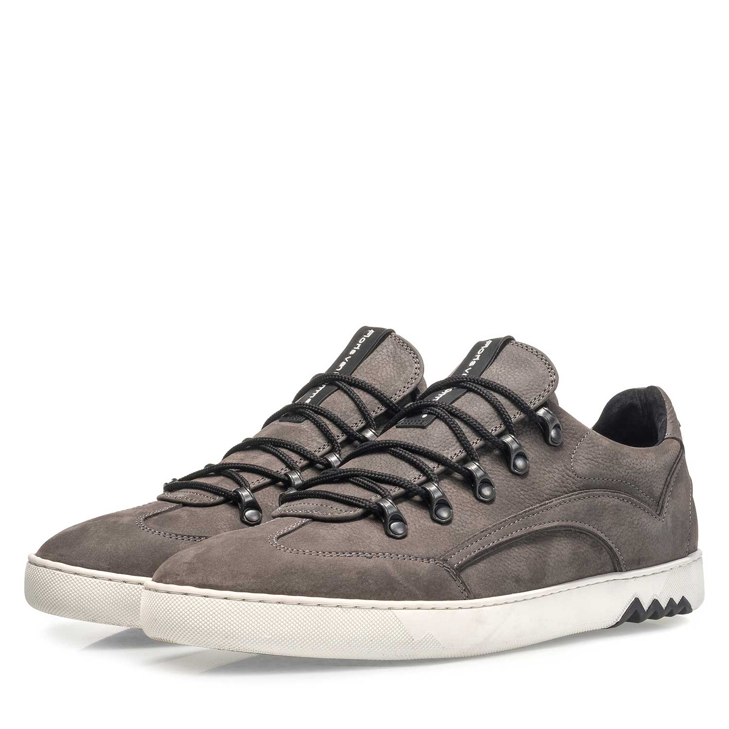 16464/02 - Dark grey nubuck leather lace shoe 16464/02 - Dark grey nubuck leather lace shoe