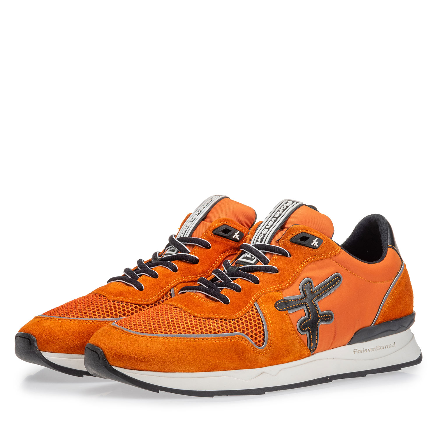 16284/02 - Sneaker oranje suède 16284/02 - Sneaker oranje suède