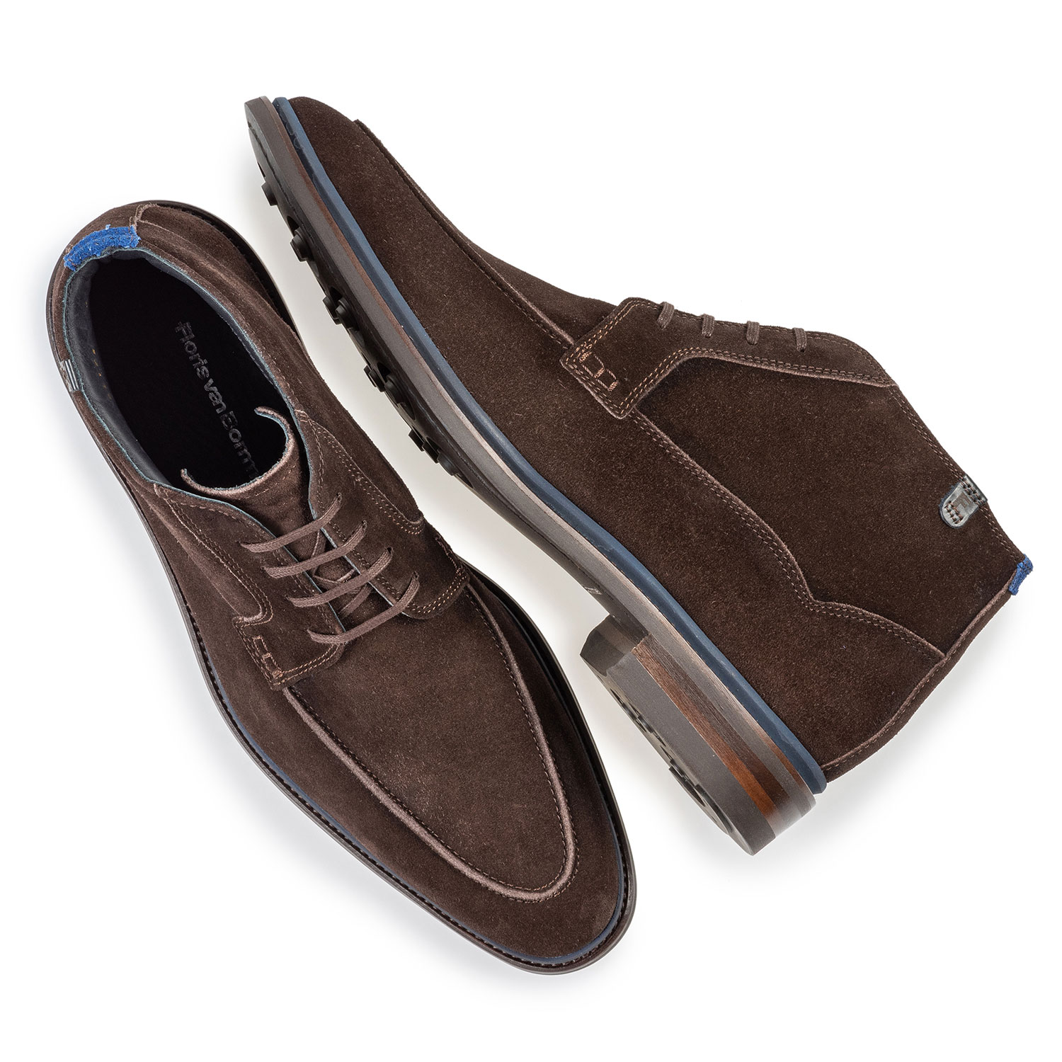 20172/02 - Lace boot brown suede leather 20172/02 - Lace boot brown suede leather