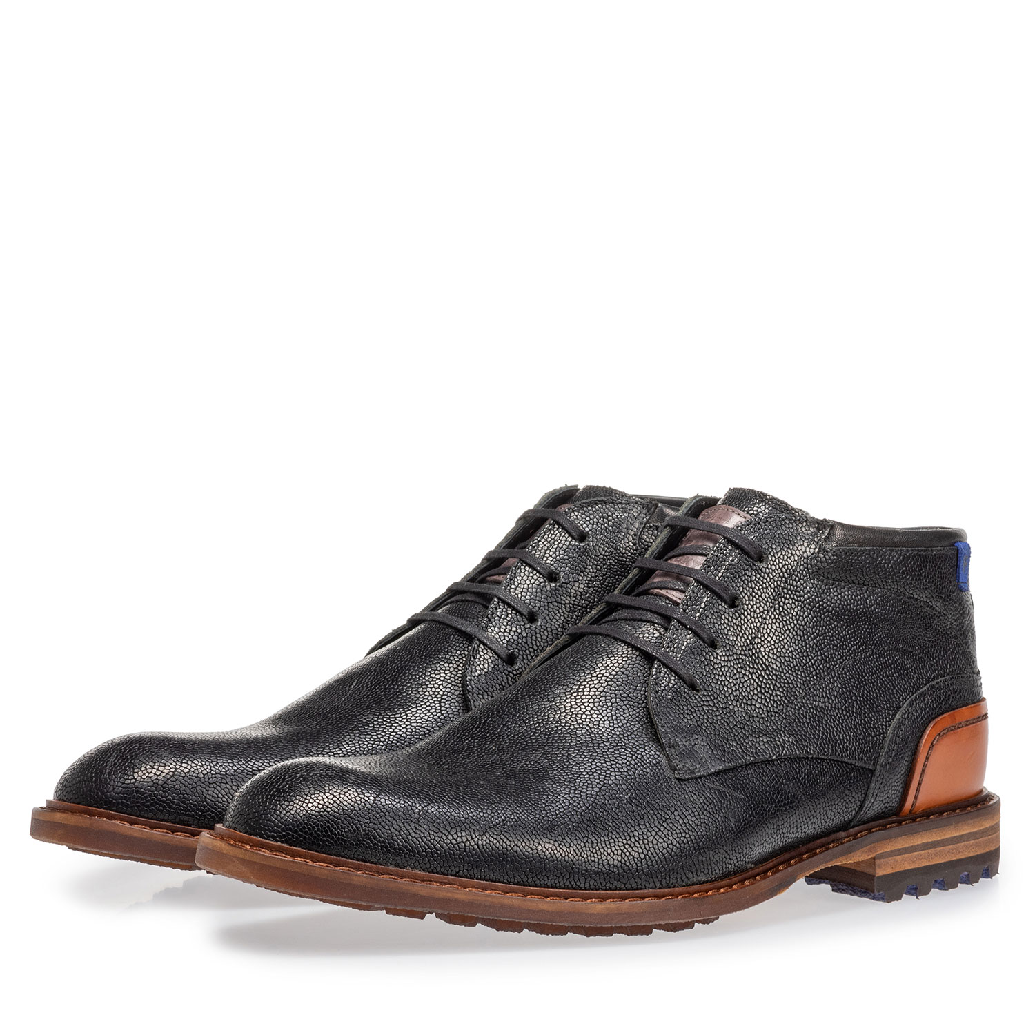 20102/01 - Crepi boot black with print 20102/01 - Crepi boot black with print