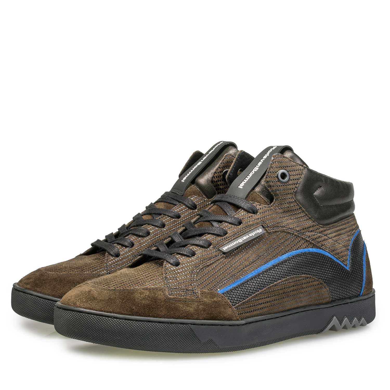 10200/08 - Mid-high sneaker cobalt blue 10200/08 - Mid-high sneaker cobalt blue