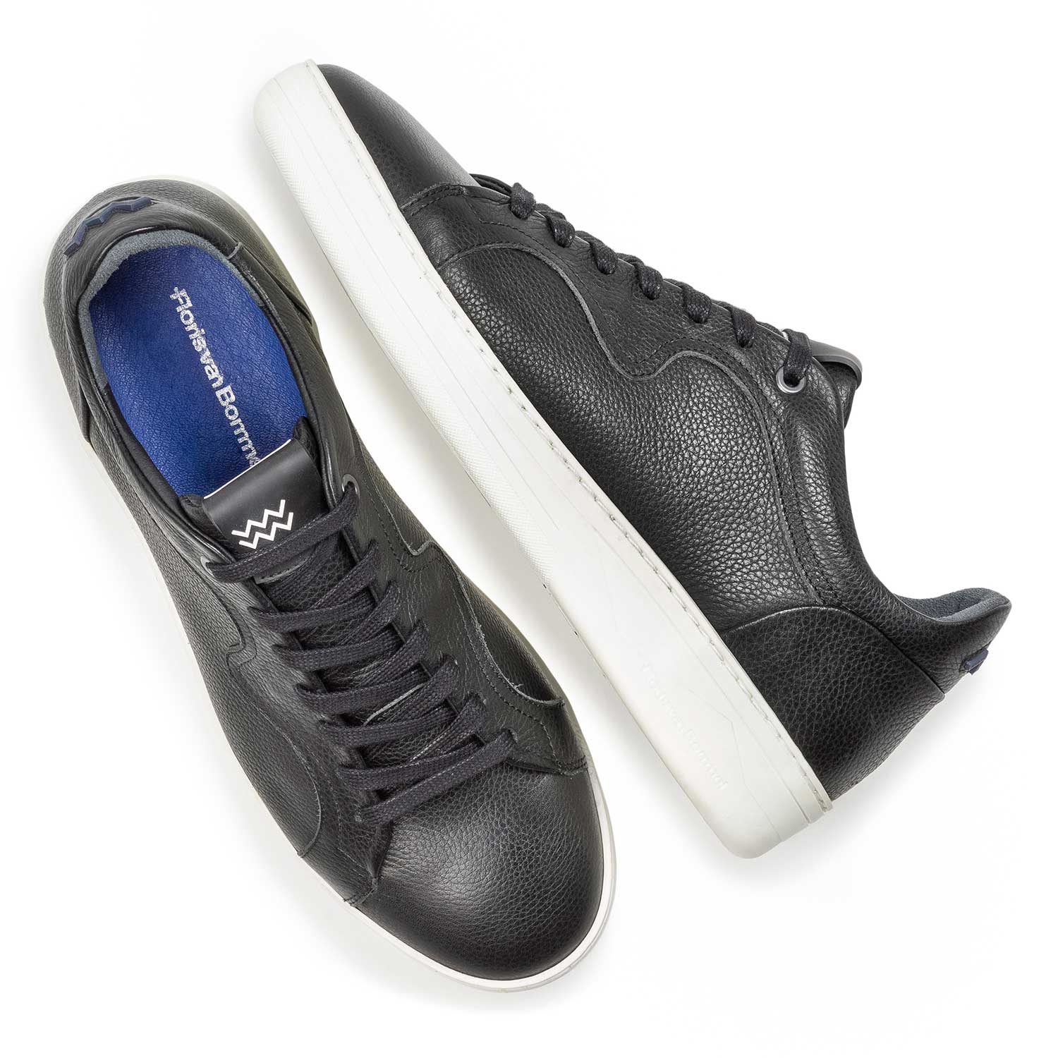 13225/04 - Zwarte kalfsleren sneaker 13225/04 - Zwarte kalfsleren sneaker