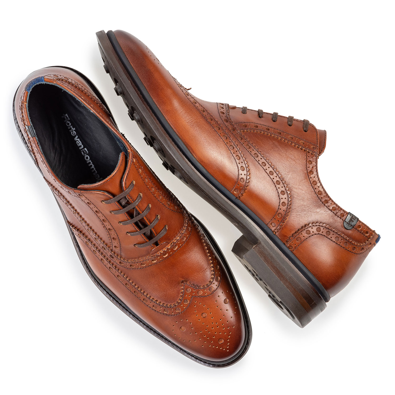 19172/00 - Brogue calf leather cognac 19172/00 - Brogue calf leather cognac