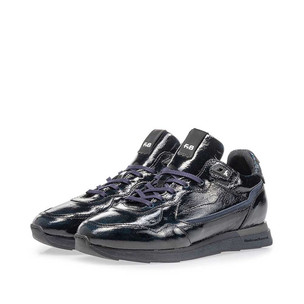 85312/03 - Sneaker blauwe lakleer 85312/03 - Sneaker blauwe lakleer