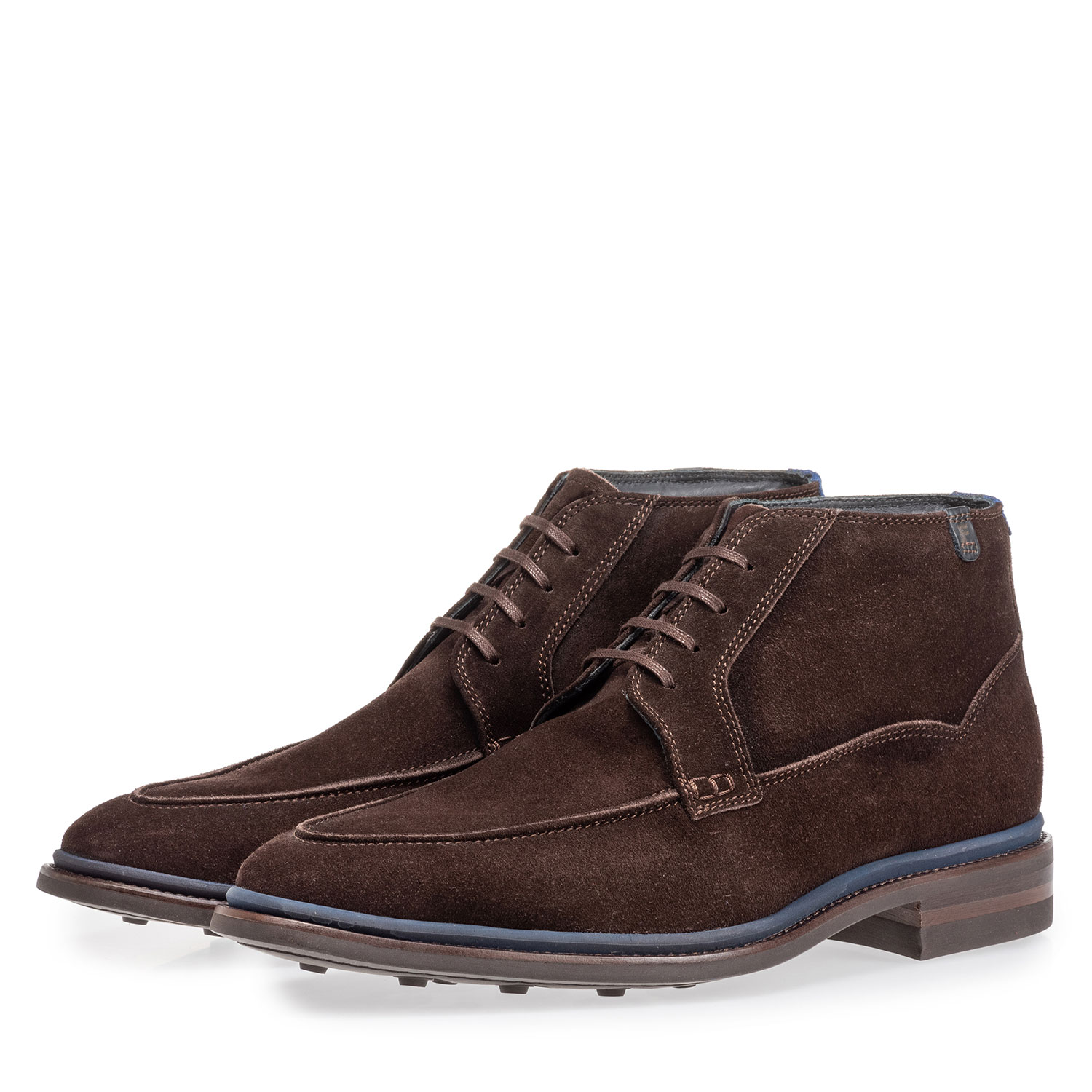 20172/02 - Lace boot brown suede leather 20172/02 - Lace boot brown suede leather
