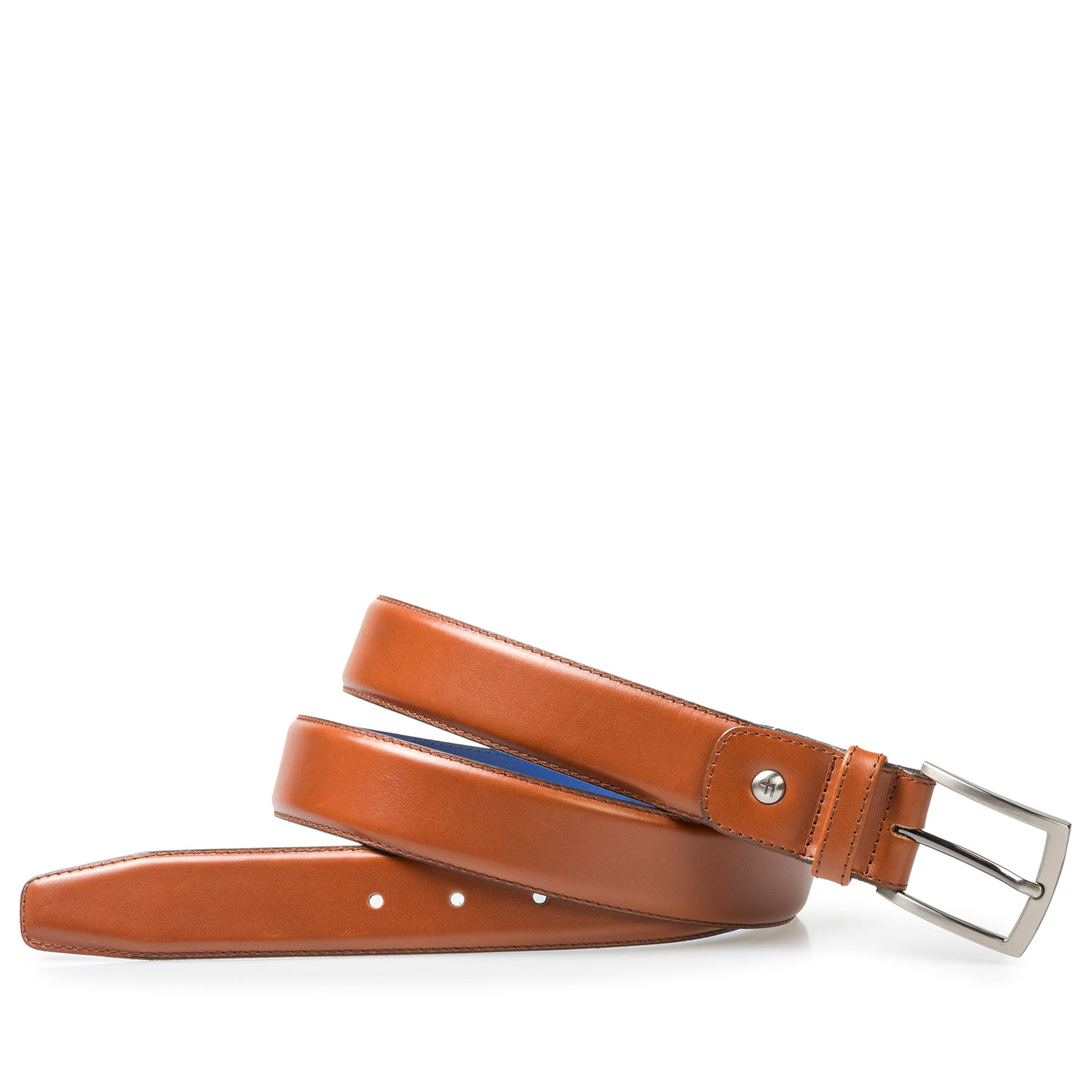 75046/00 - Leren riem donkercognac 75046/00 - Leren riem donkercognac