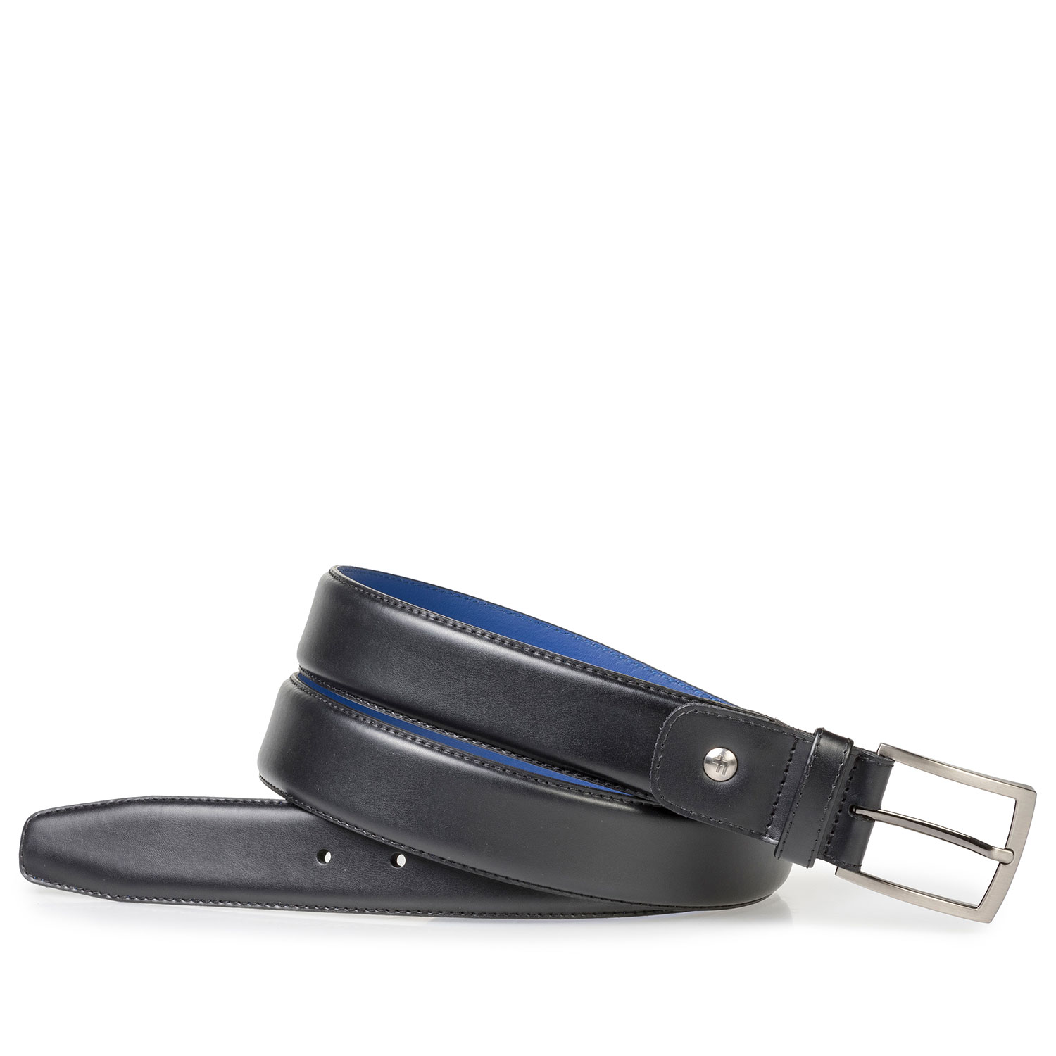 75144/02 - Zwarte leren riem 75144/02 - Zwarte leren riem