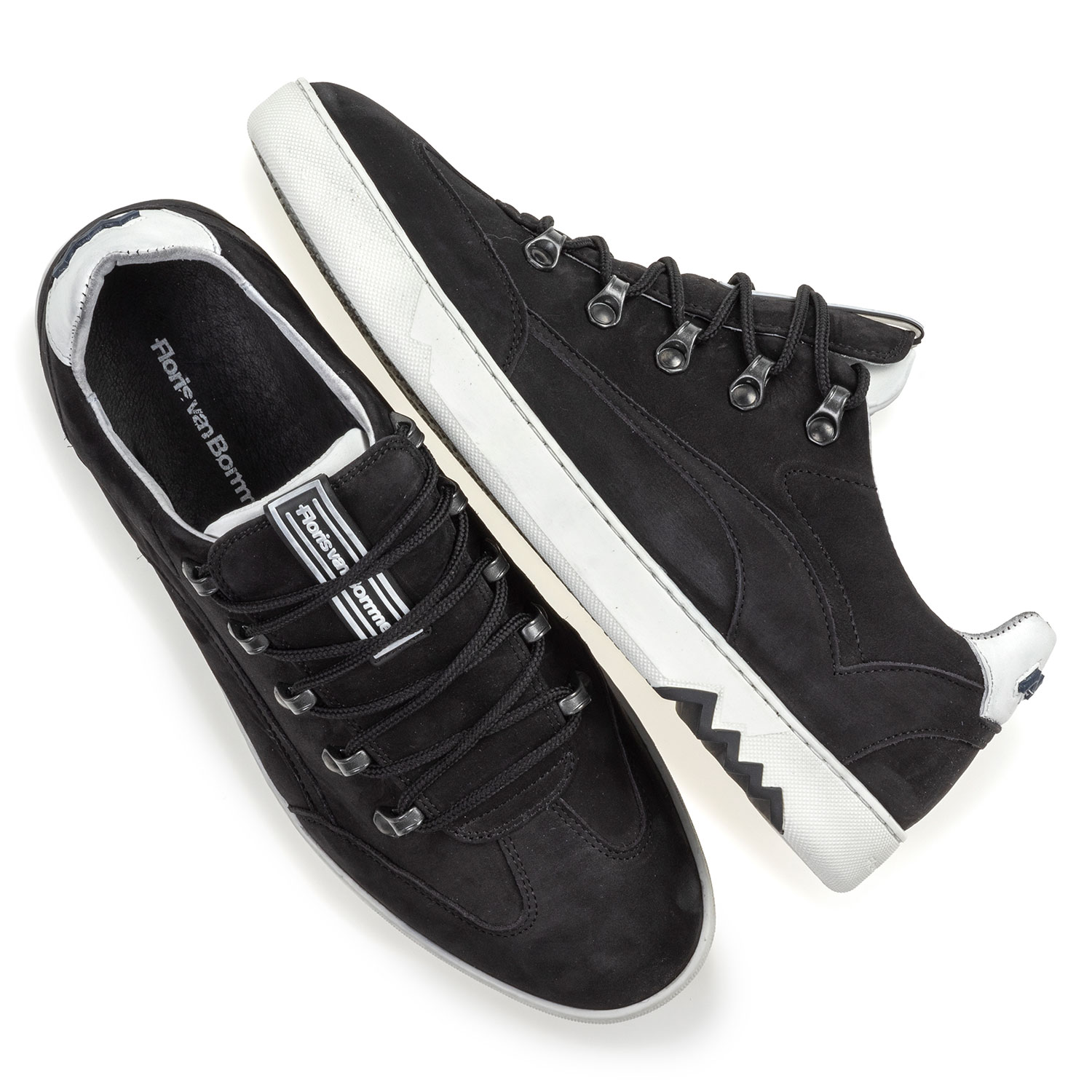 16464/21 - Hiking sneaker nubuck zwart 16464/21 - Hiking sneaker nubuck zwart
