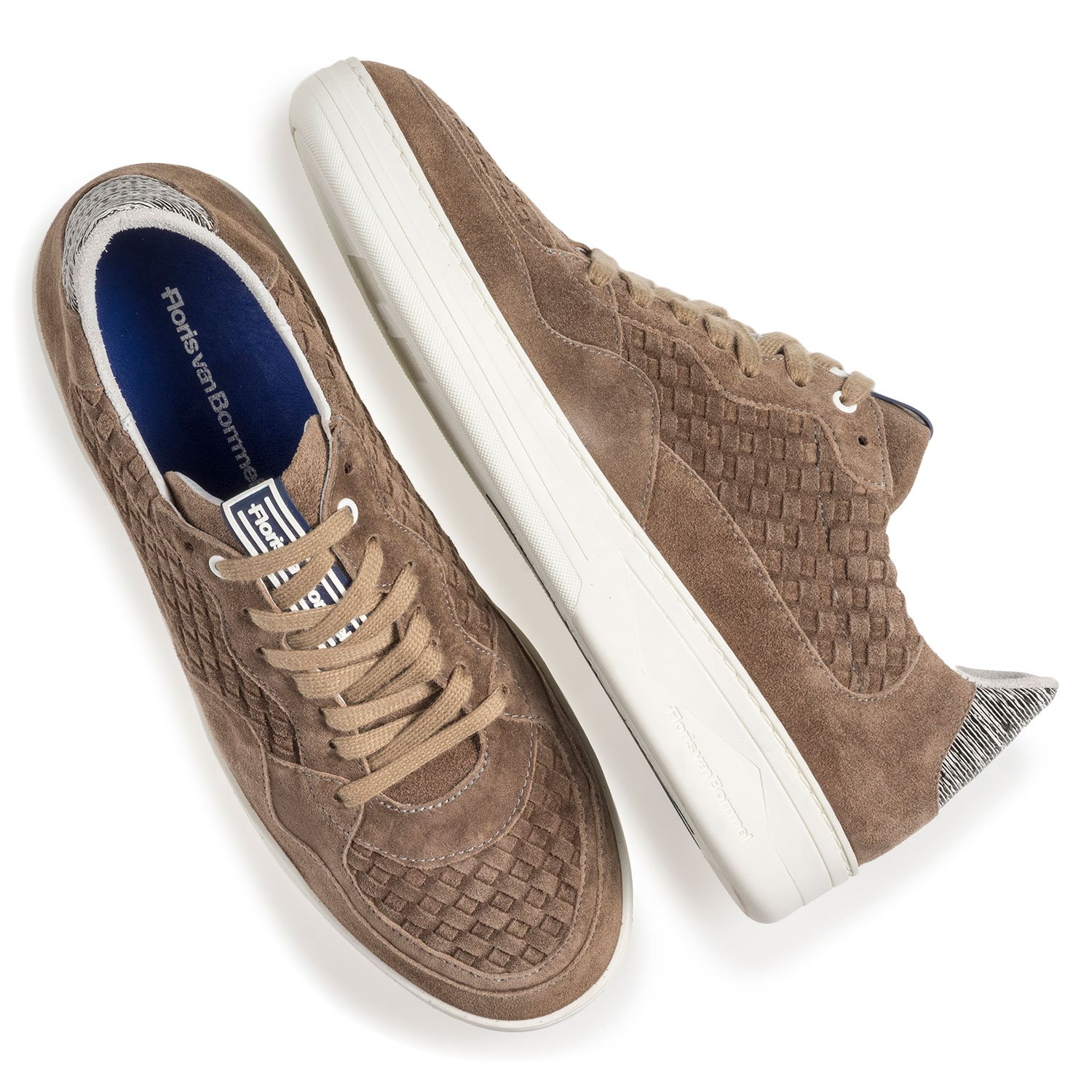 16265/01 - Taupe-coloured suede leather sneaker 16265/01 - Taupe-coloured suede leather sneaker