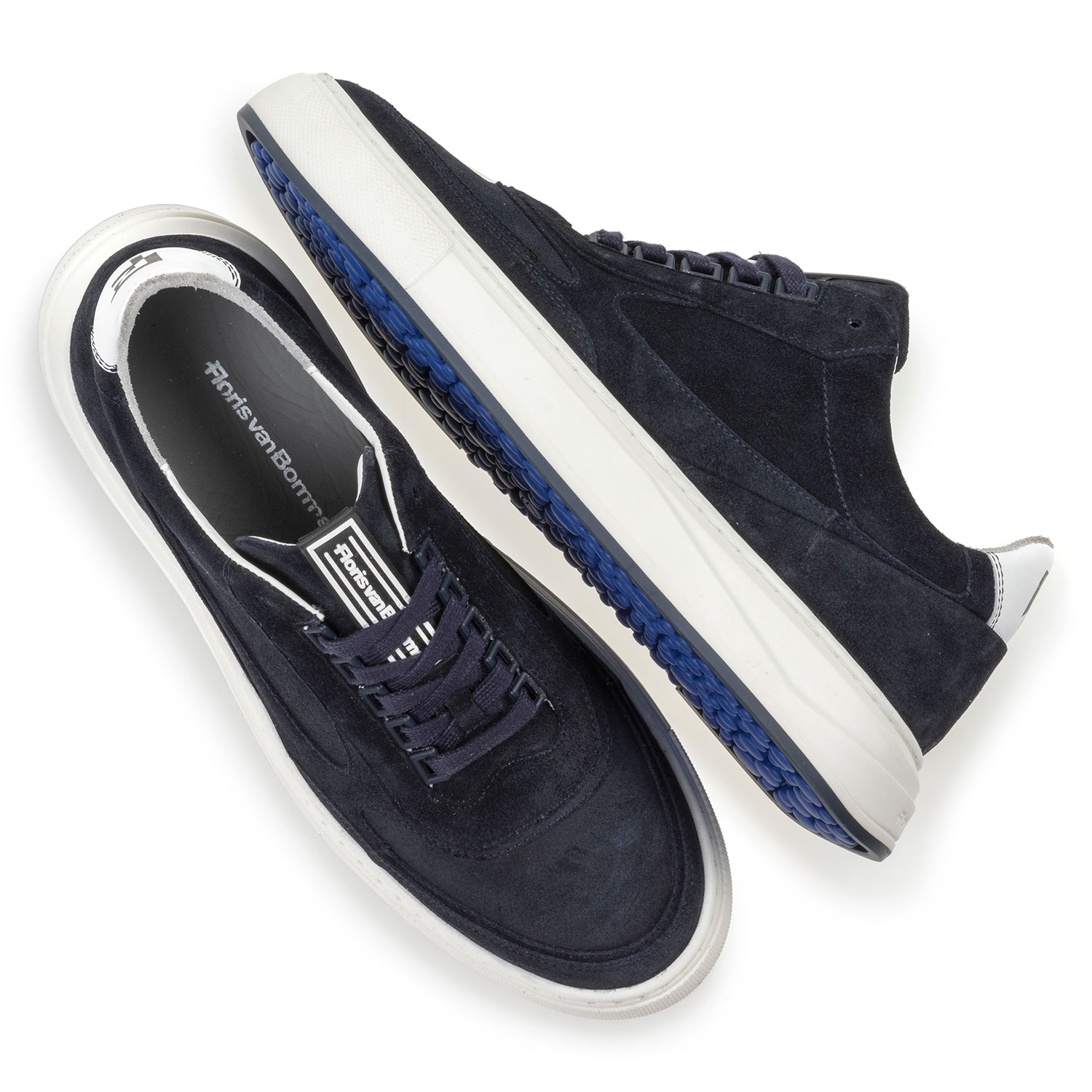 16323/00 - Sneaker suède donkerblauw 16323/00 - Sneaker suède donkerblauw