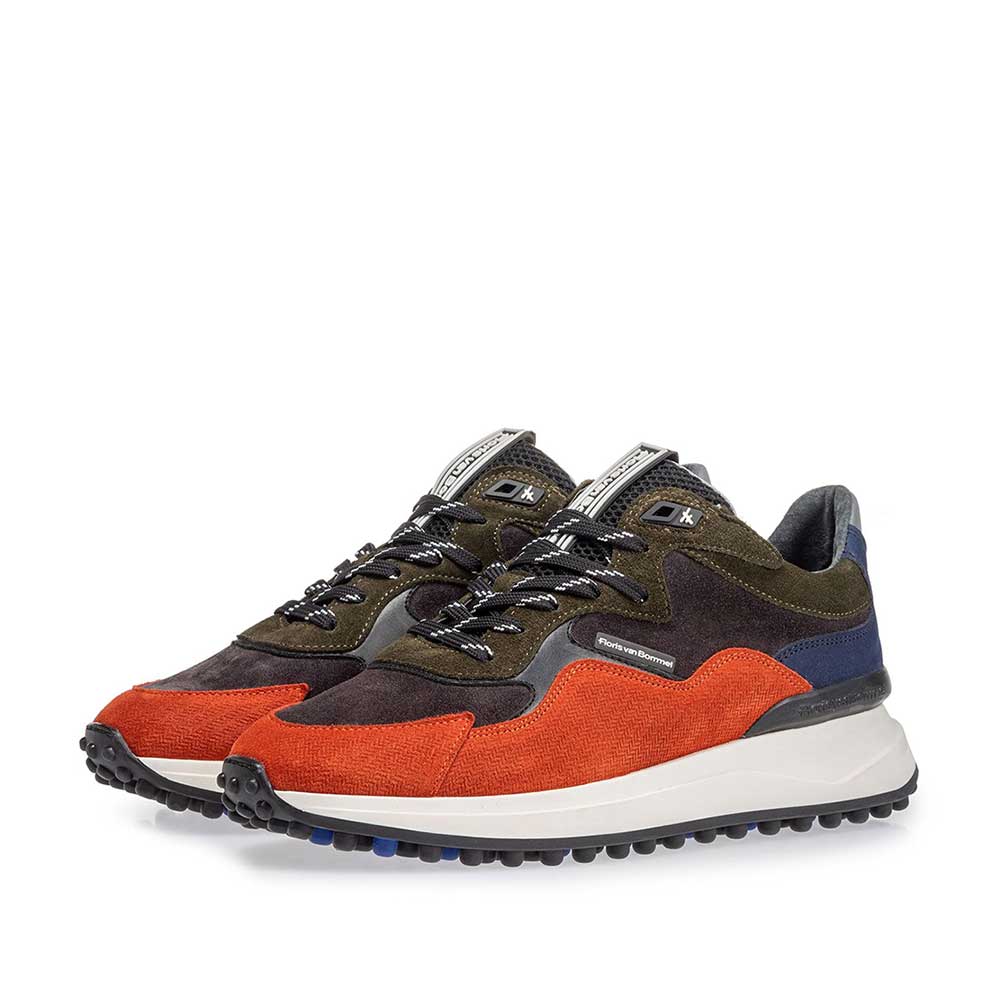 16339/01 - Noppi sneaker donkerblauw/oranje 16339/01 - Noppi sneaker donkerblauw/oranje