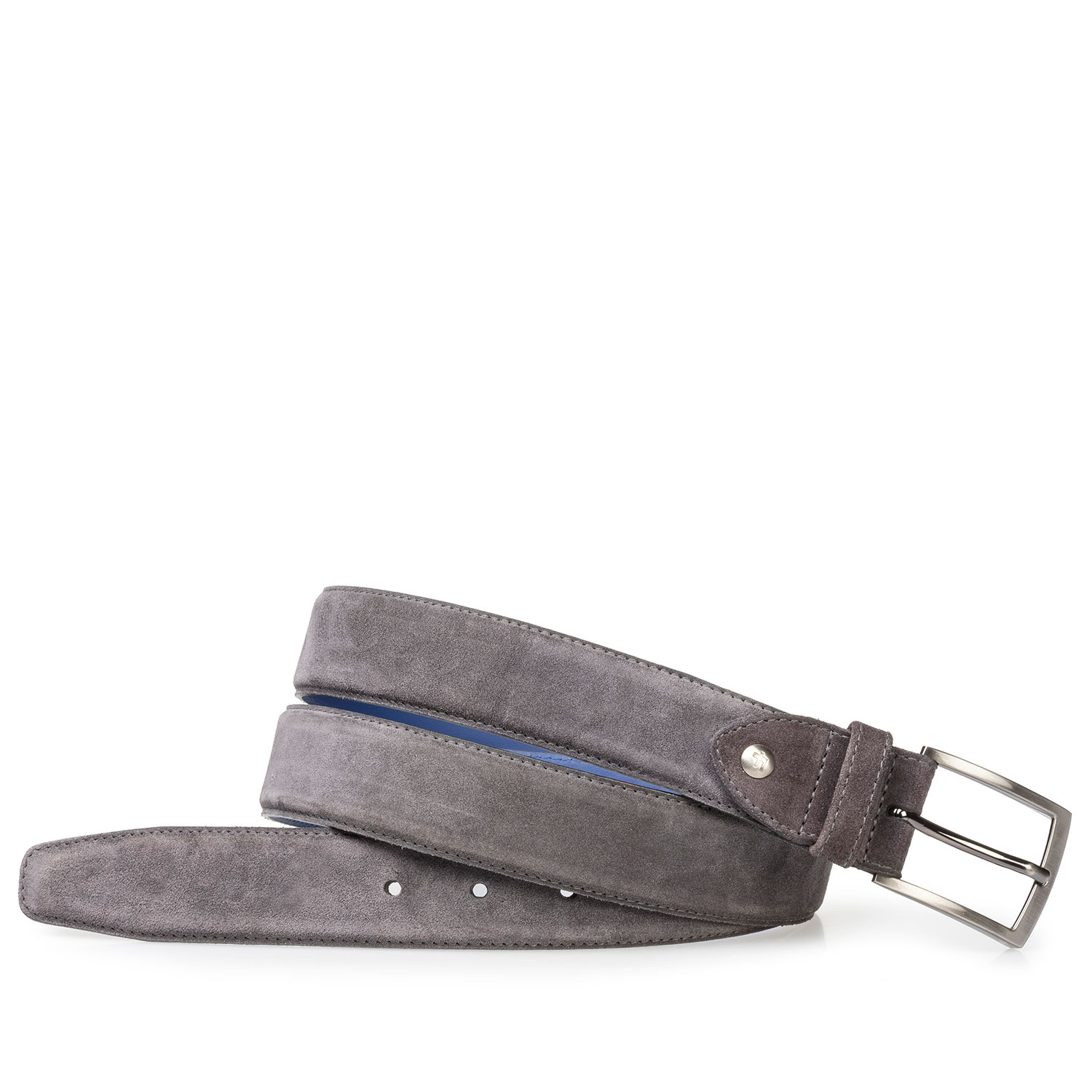 75200/39 - Donkergrijze suède riem 75200/39 - Donkergrijze suède riem