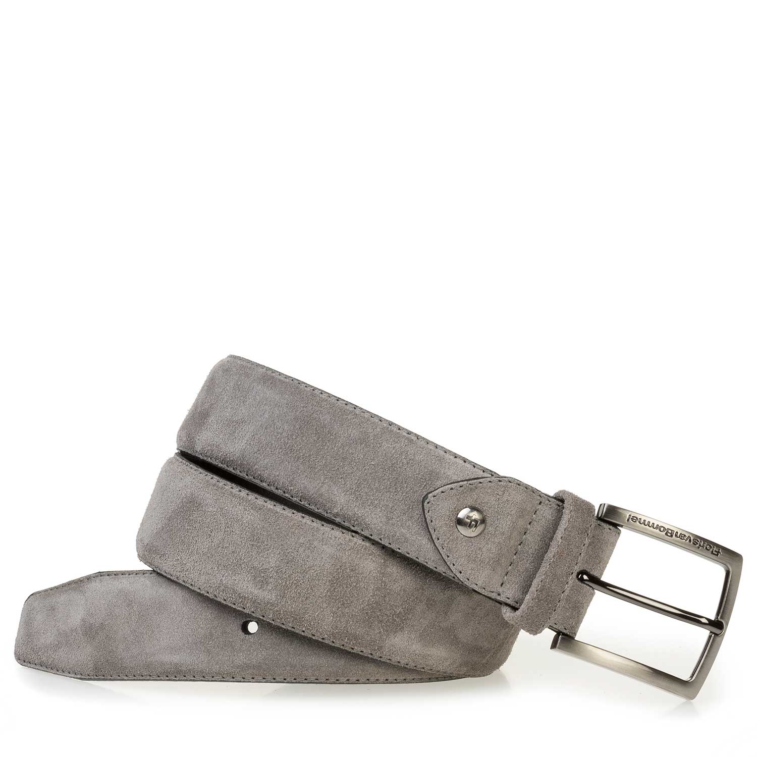 75189/81 - Donkergrijze suède riem 75189/81 - Donkergrijze suède riem