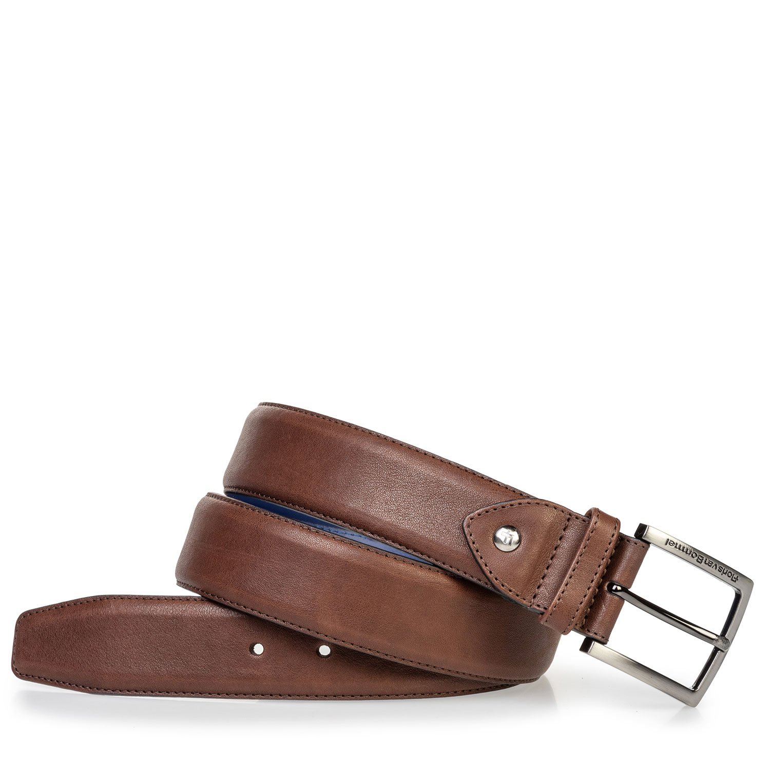 75202/93 - Calf leather belt dark brown 75202/93 - Calf leather belt dark brown