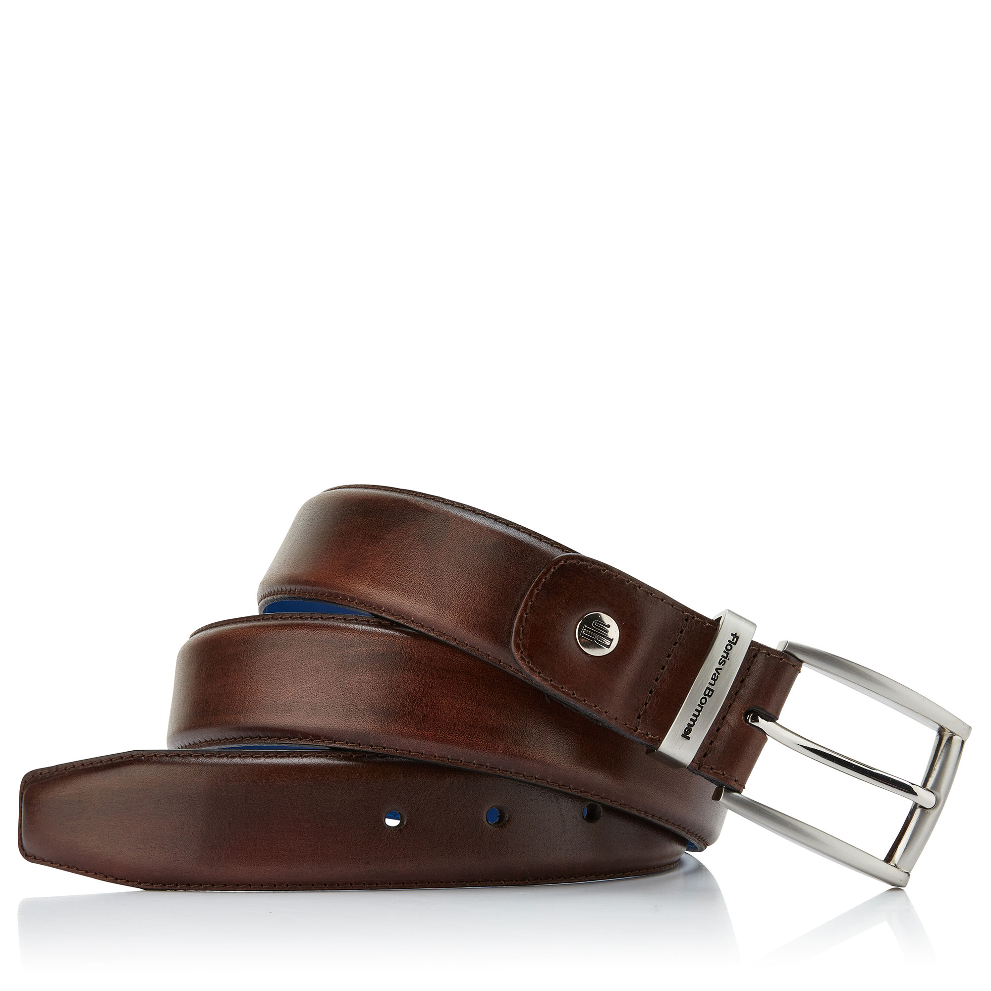 75144/03 - Floris van Bommel dark brown leather men’s belt 75144/03 - Floris van Bommel dark brown leather men’s belt