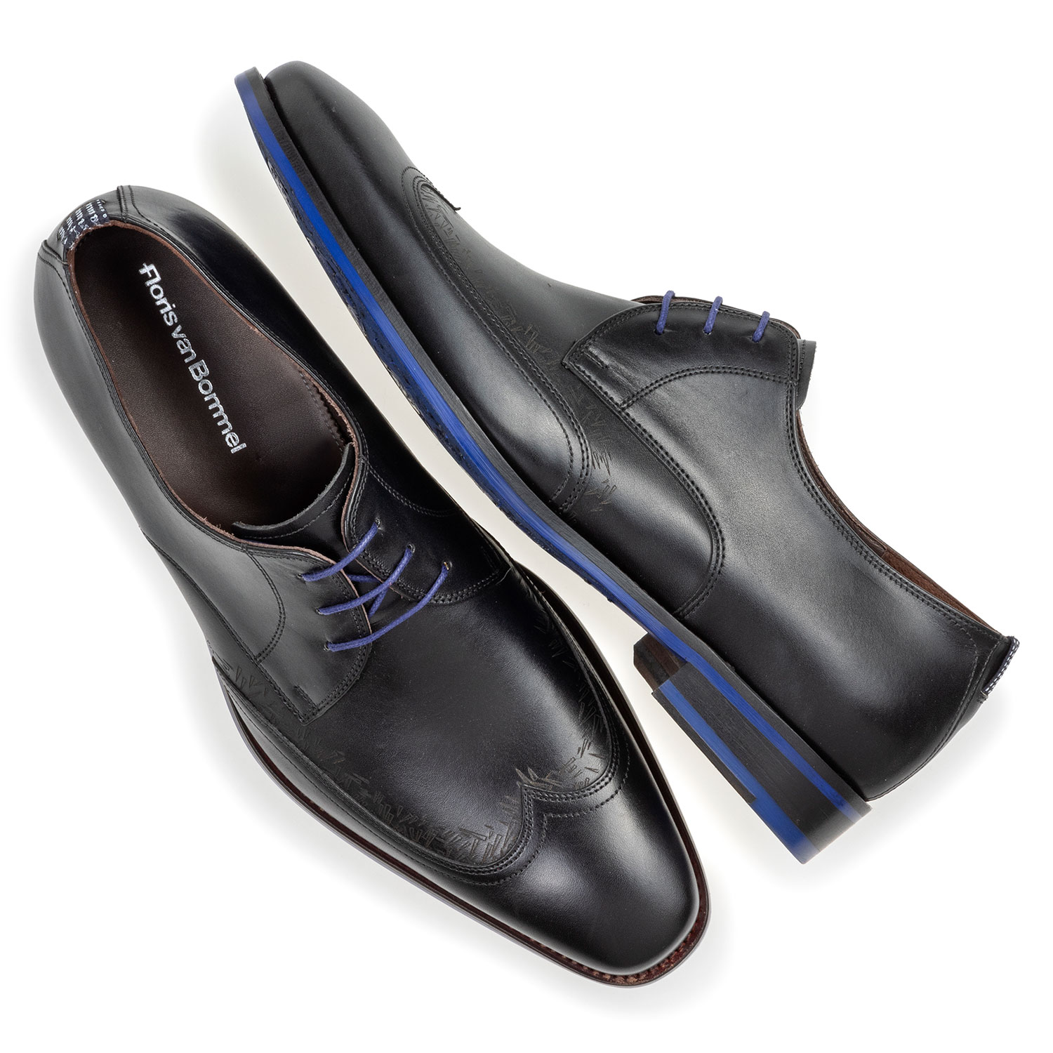 18212/02 - Lace shoe black calf leather 18212/02 - Lace shoe black calf leather